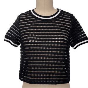 Forever 21 crop top knit shirt